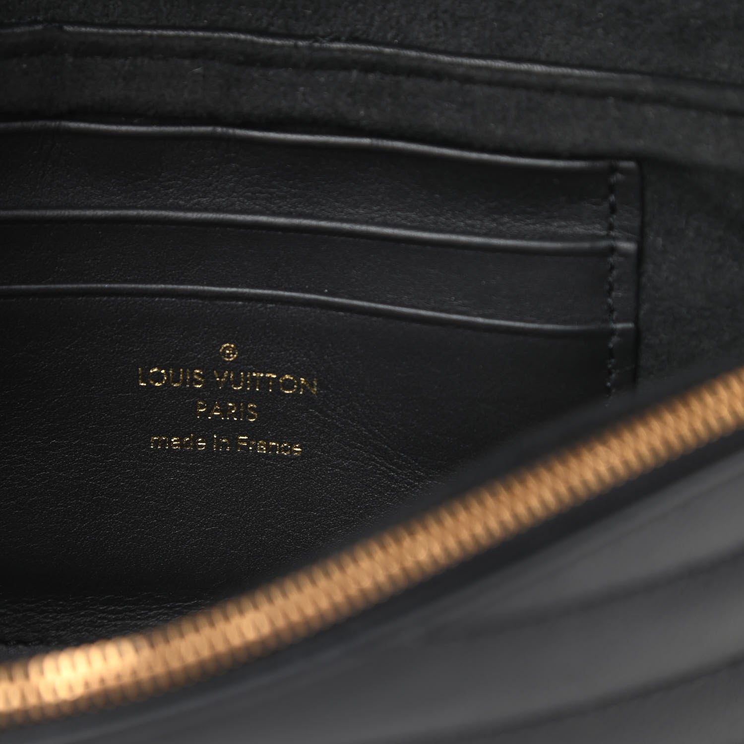 Louis Vuitton Calfskin New Wave Chain Pochette Black 6 of 9