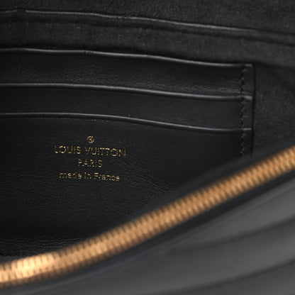Louis Vuitton Calfskin New Wave Chain Pochette Black 6 of 9