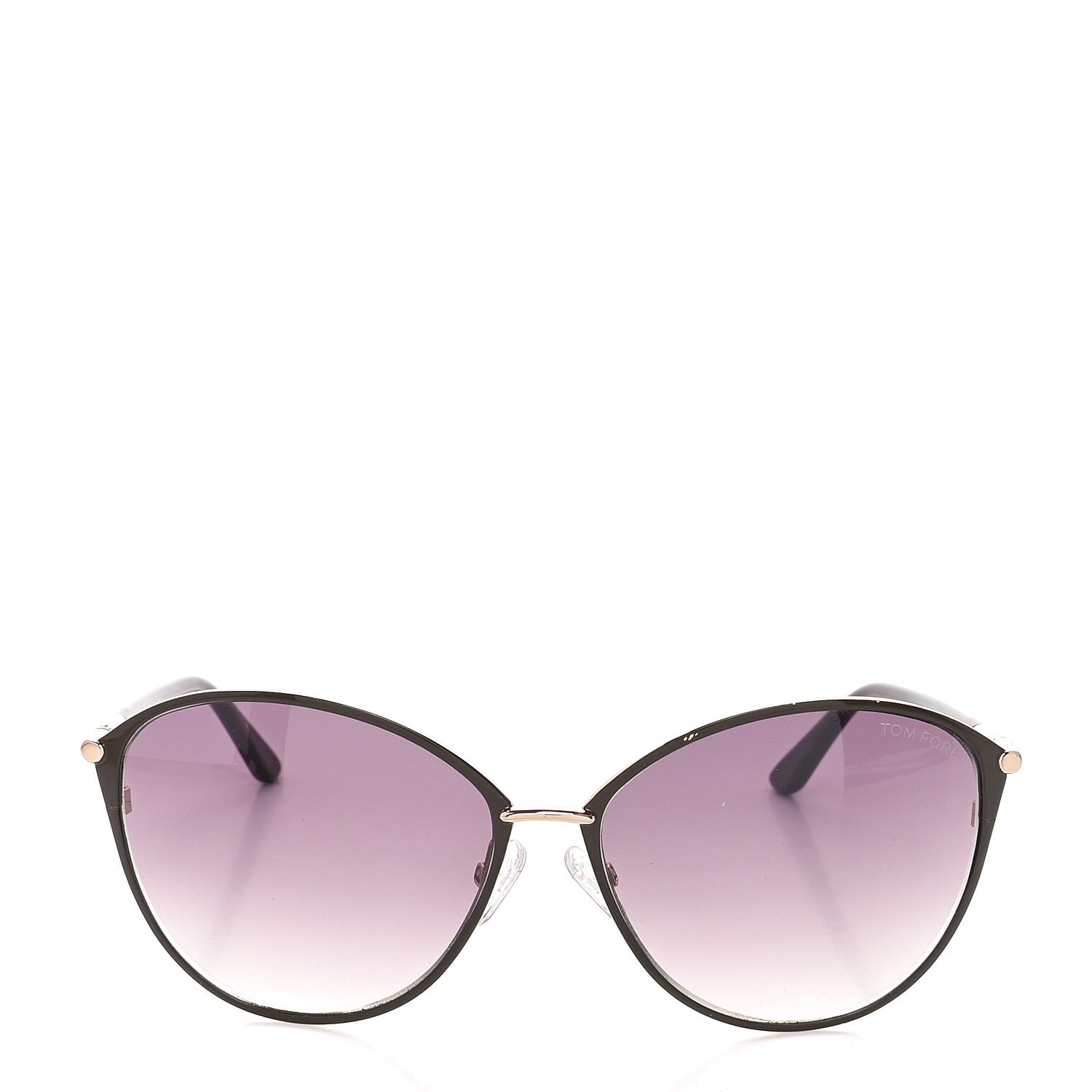 Tom Ford Penelope Vintage Round Sunglasses TF320 Brown 2 of 8