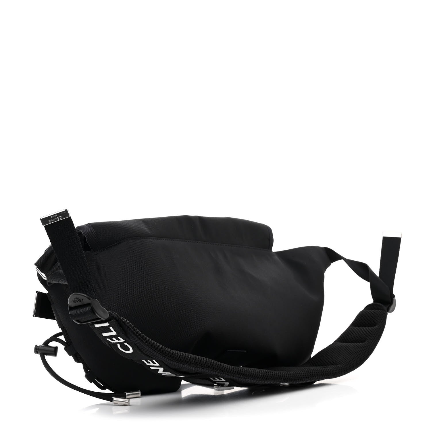 Celine Canvas Trekking Messenger Bag Black 1656681 – FASHIONPHILE