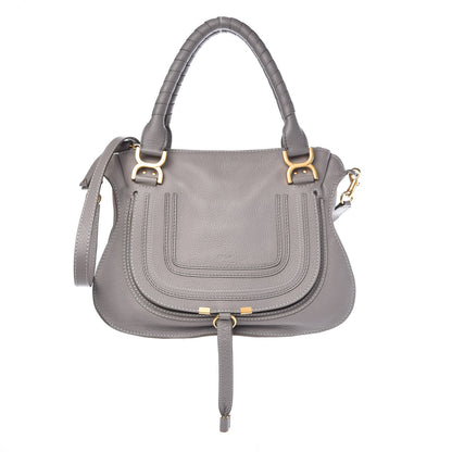 Chloe Calfskin Medium Marcie Satchel Cashmere Grey 1 of 8