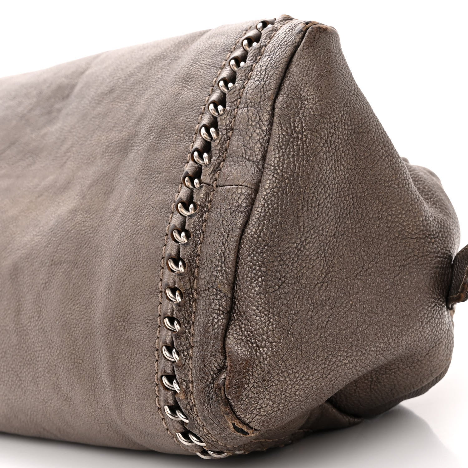 Chanel Metallic Goatskin Medium Luxe Ligne Bowler Bronze 10 of 16
