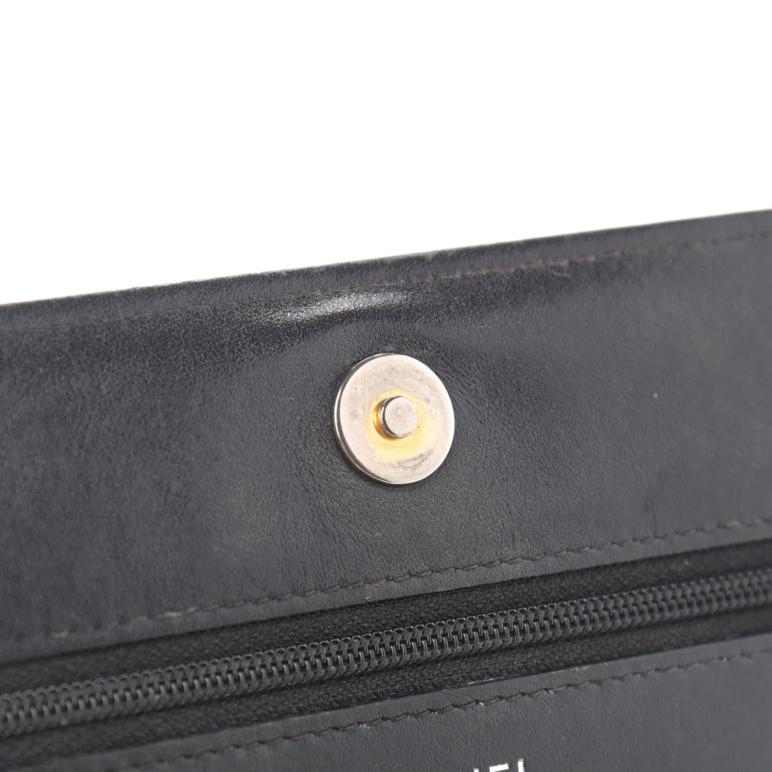 Chanel Aged Calfskin Quilted Gabrielle Wallet On Chain WOC Black 14 of 16