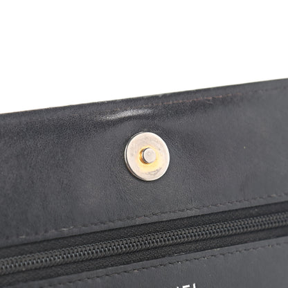 Chanel Aged Calfskin Quilted Gabrielle Wallet On Chain WOC Black 14 of 16