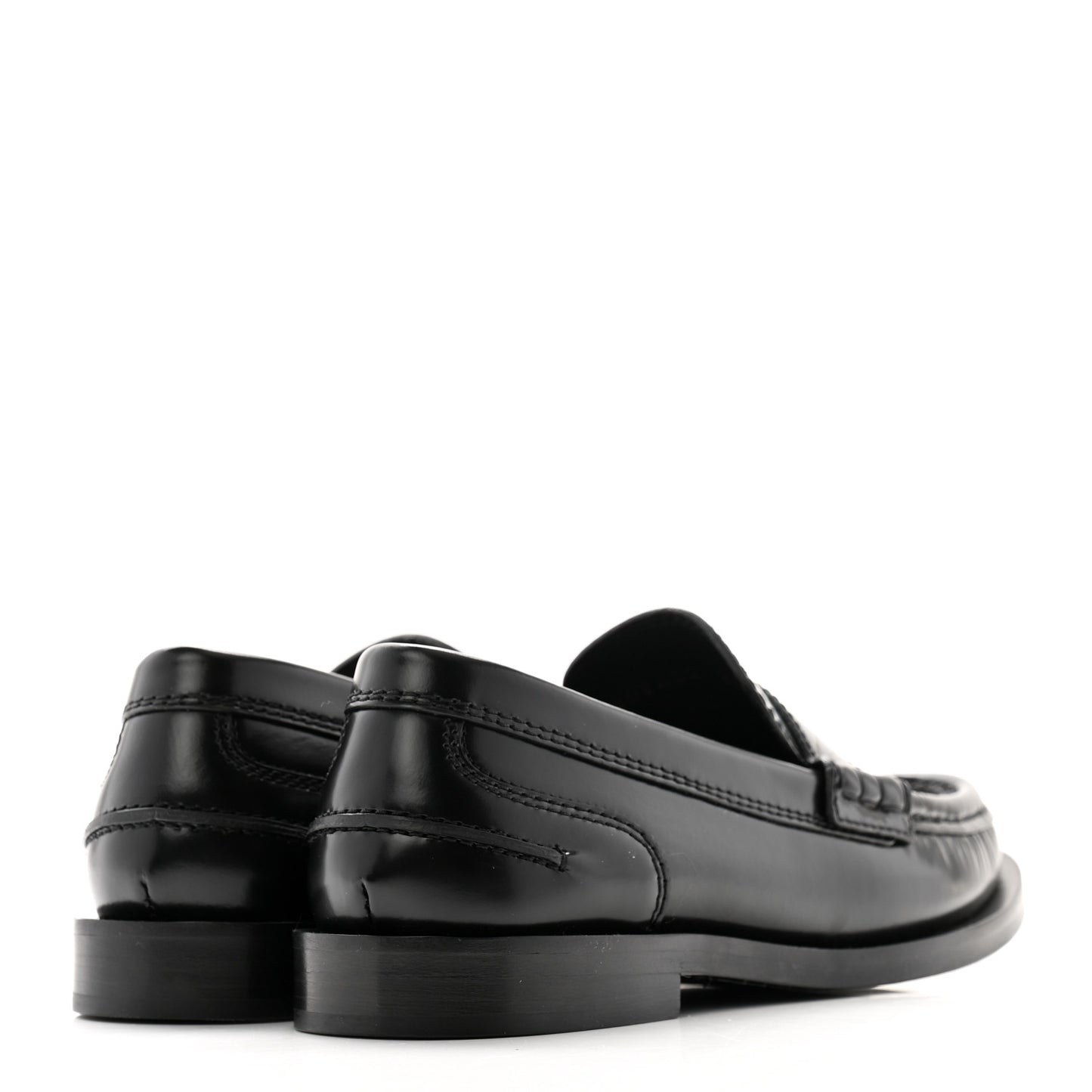 Vitello Logo Loafers 35.5 Black