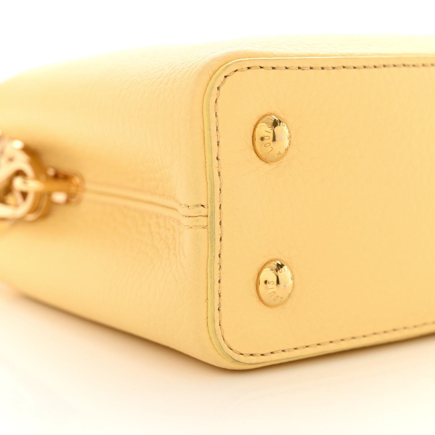 Taurillon Mini Capucines Jaune Plume