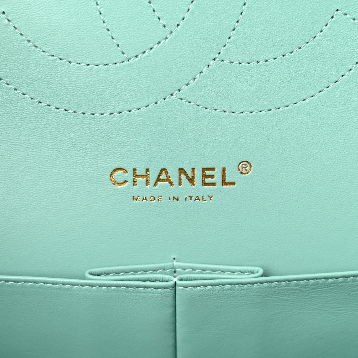 Chanel Caviar Quilted Jumbo Double Flap Light Green 6 of 11