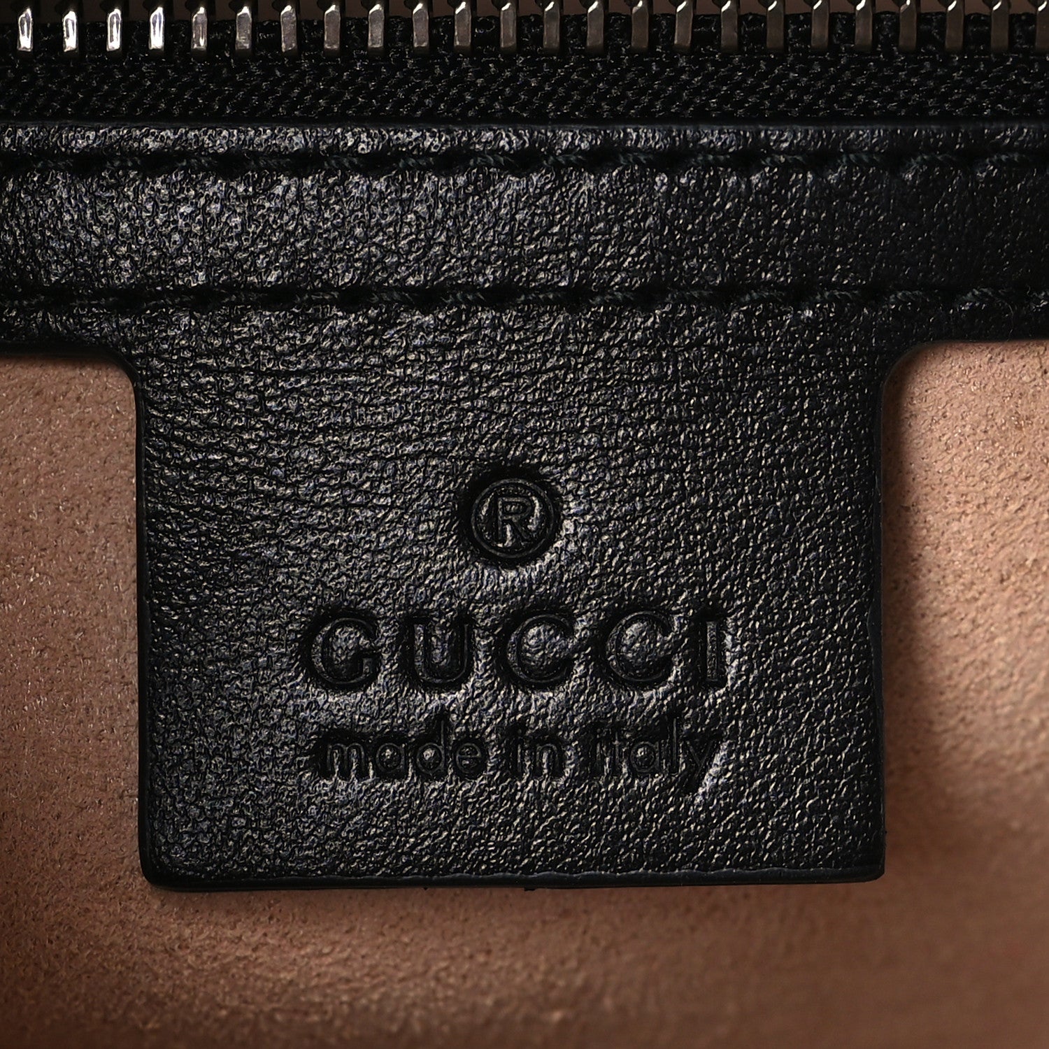 Gucci Calfskin Matelasse Sylvie Web Small GG Marmont Top Handle Shoulder Bag Black 6 of 9
