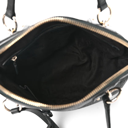 Gucci Guccissima Medium Top Handle Bag Black 5 of 10