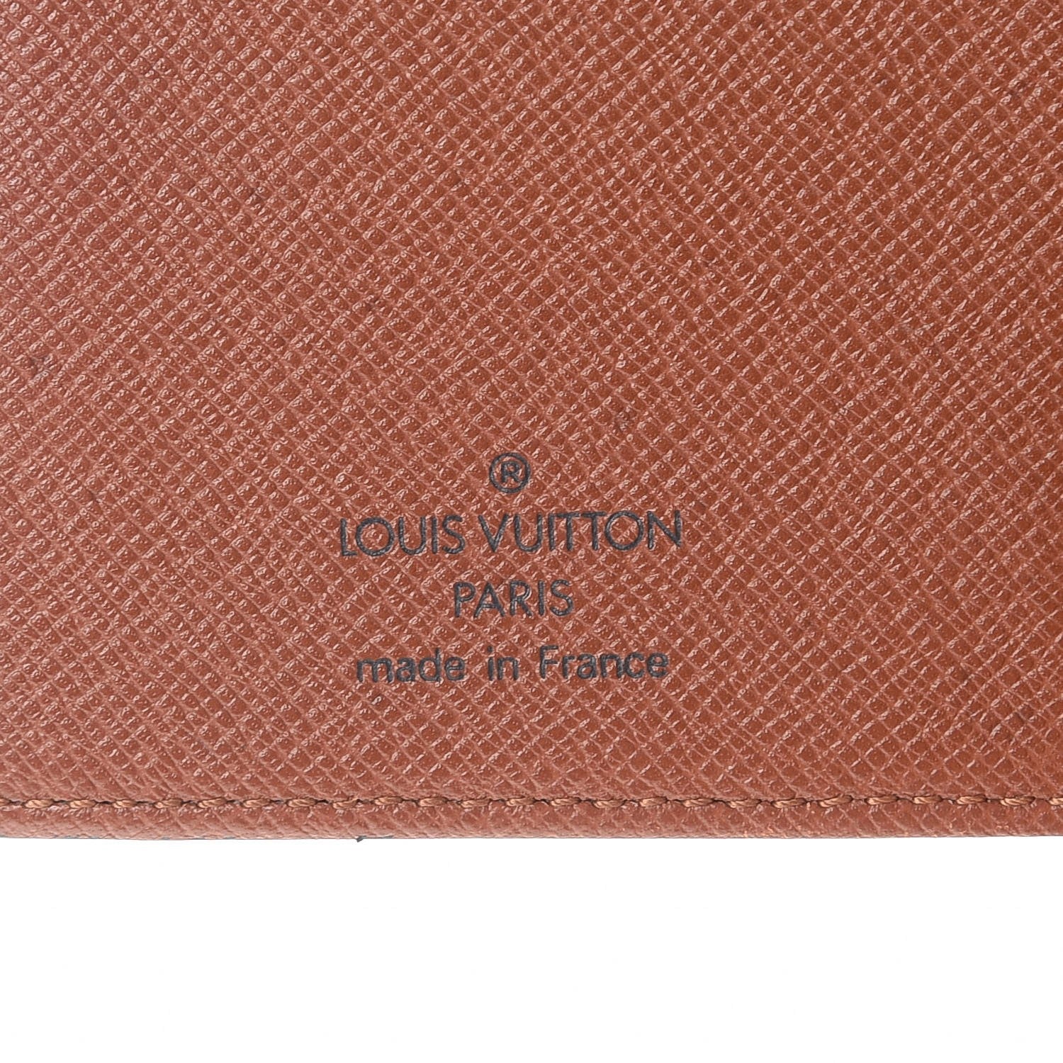 Louis Vuitton Monogram Porte Valeurs Checkbook Wallet 6 of 8