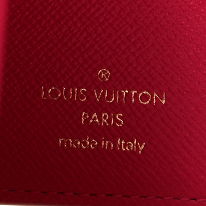 Louis Vuitton Damier Azur 2021 Christmas Animation Hollywood Victorine Wallet Fuchsia 6 of 9