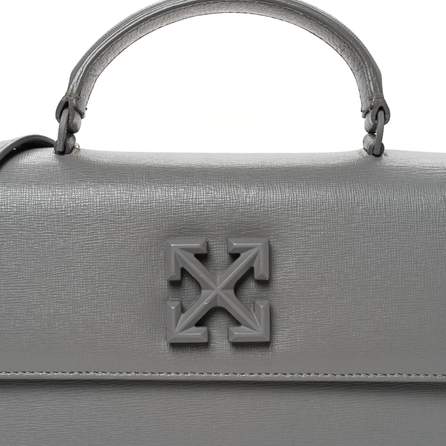 Saffiano Jitney 1.4 Top Handle Bag Grey