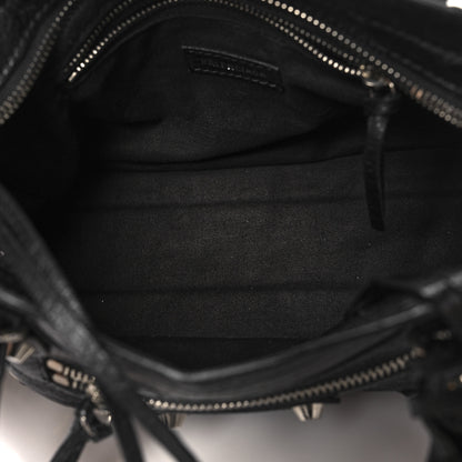 Balenciaga Agneau Classic Silver Hardware Mini City Black 6 of 11