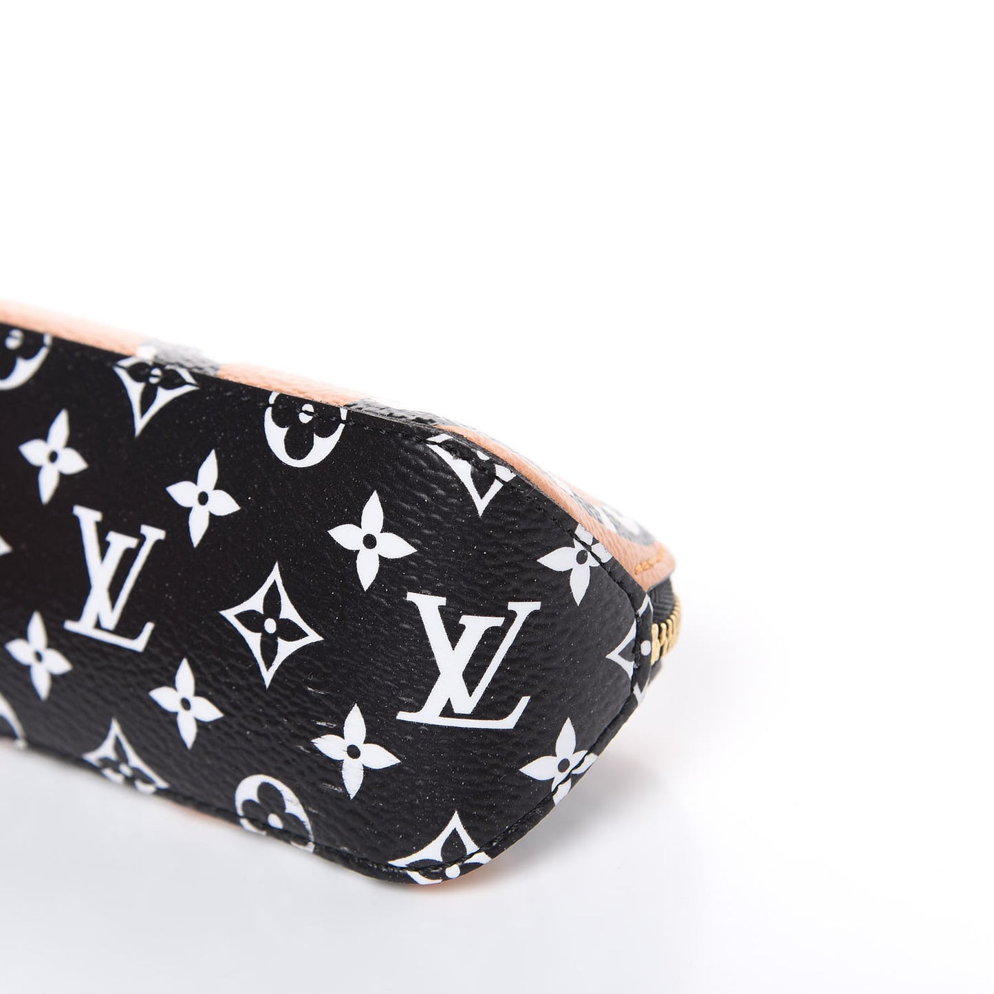 Monogram Giant Jungle Elizabeth Pencil Pouch Caramel