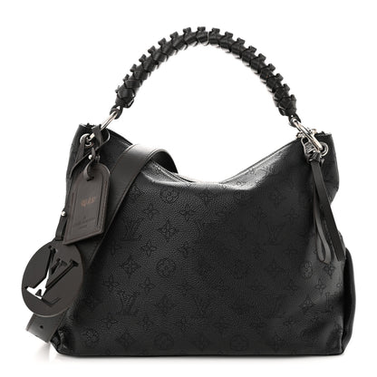 Louis Vuitton Mahina Beaubourg Hobo MM Black 1 of 12