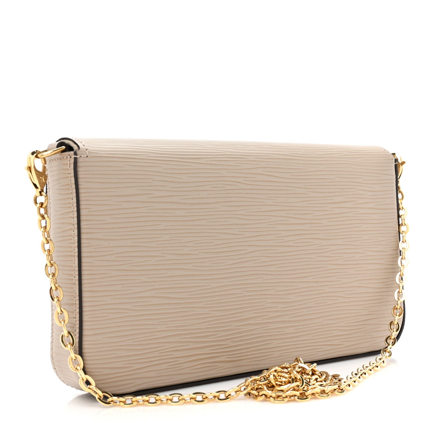 Louis Vuitton Epi Felicie Pochette Chain Wallet Galet 4 of 10