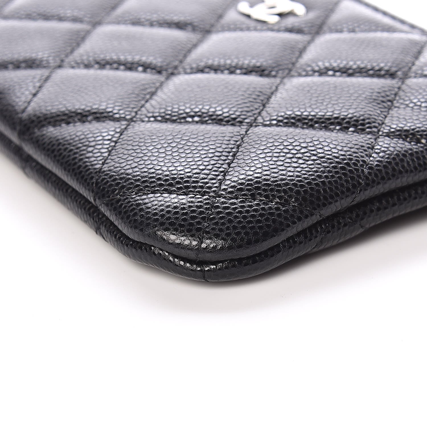 Chanel Caviar Quilted Small Cosmetic Case Black 6 of 10