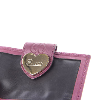 Gucci Metallic Soft Guccissima Heart Travel Wallet Fresia Rose 8 of 8