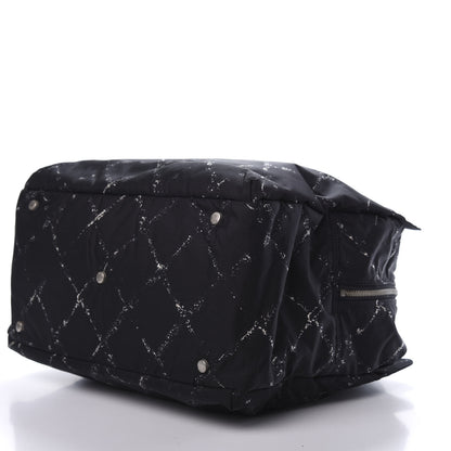 Chanel Nylon Travel Duffel Bag Black 7 of 11