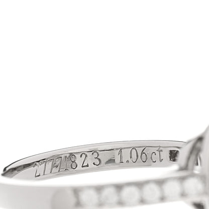 Tiffany Platinum Diamond 1.06ct Soleste Round Brilliant Engagement Ring 46 3.75 4 of 5