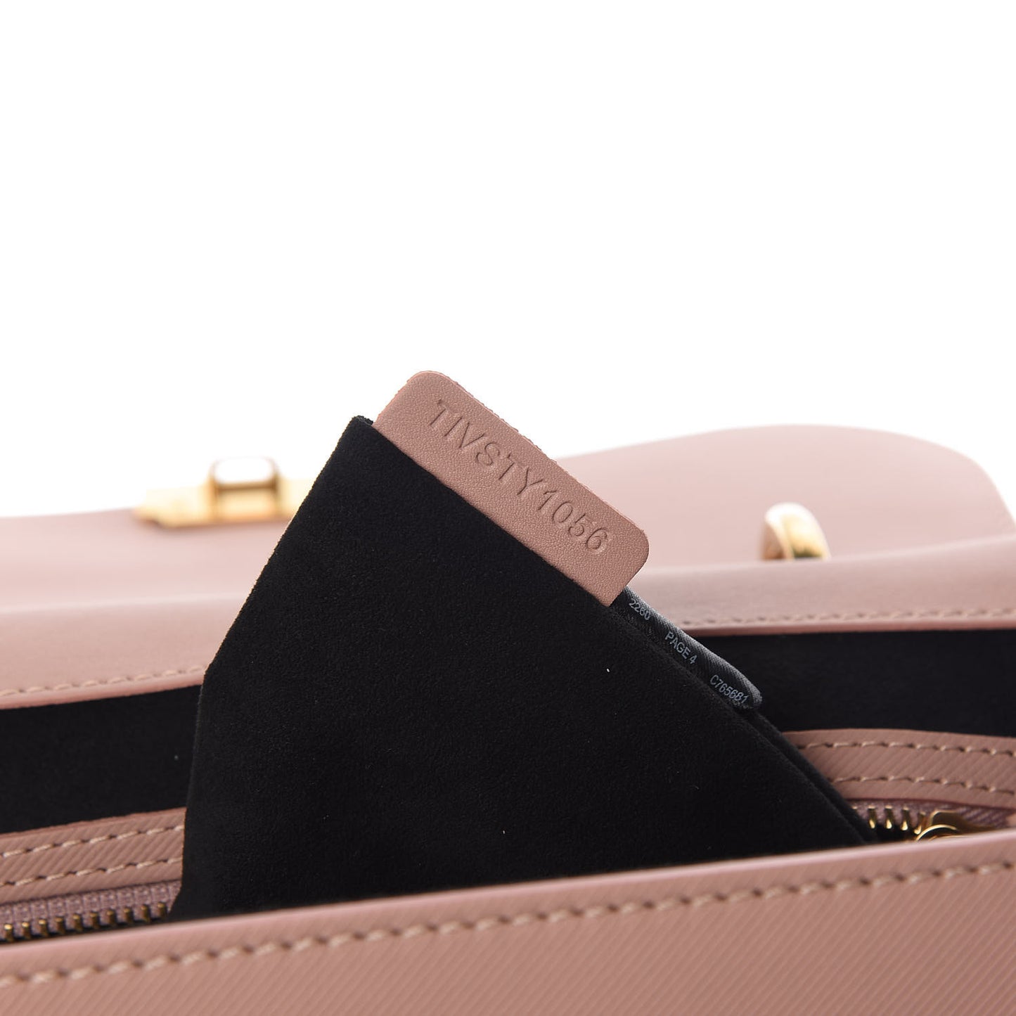 Trench Calfskin Medium DK88 Top Handle Bag Ash Rose
