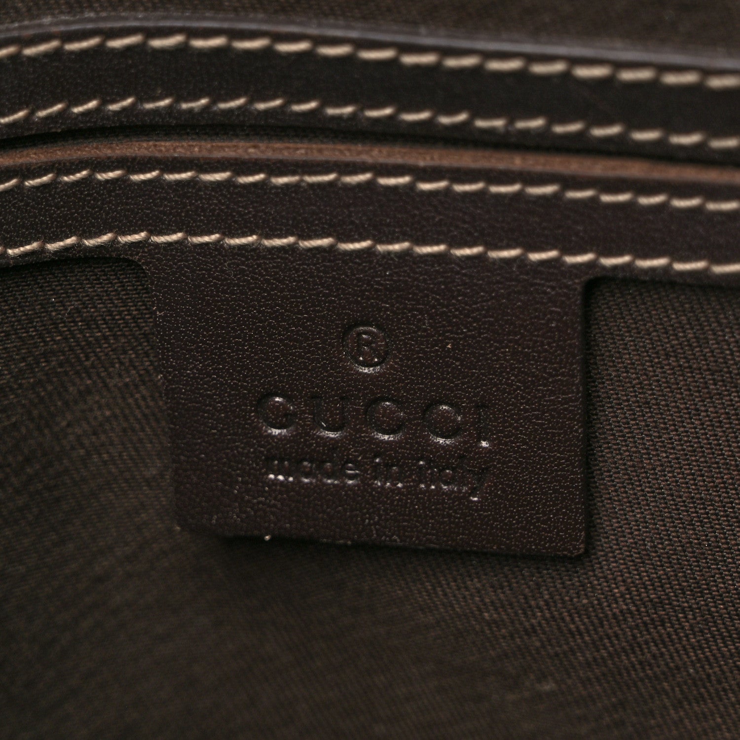 Gucci GG Plus Monogram Small Flap Messenger Bag Beige Dark Brown 6 of 9