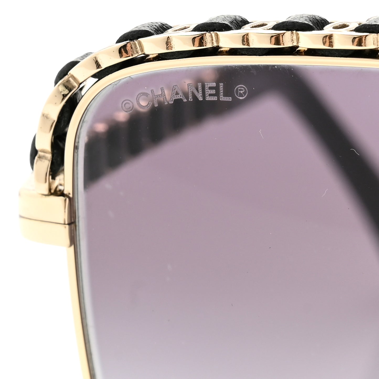 Metal Square Chain Sunglasses 71369 Grey