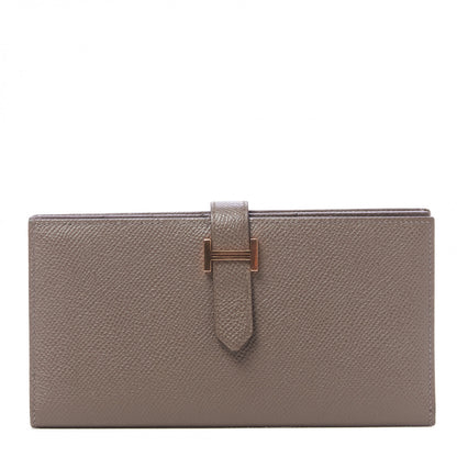 Hermes Epsom Bearn Gusset Wallet Etain 1 of 7