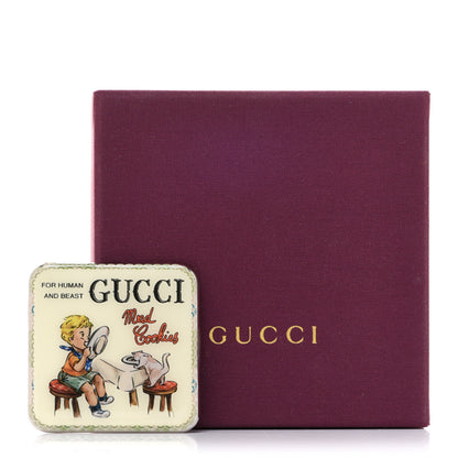 Gucci Metal Enamel Mad Cookies Brooch Multicolor 5 of 5