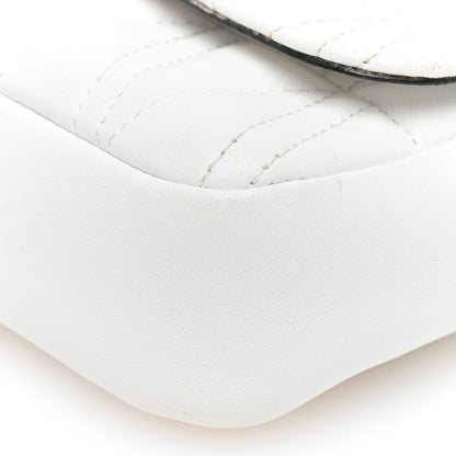 Versace Virtus Mini Wallet Chain Crossbody White 9 of 10