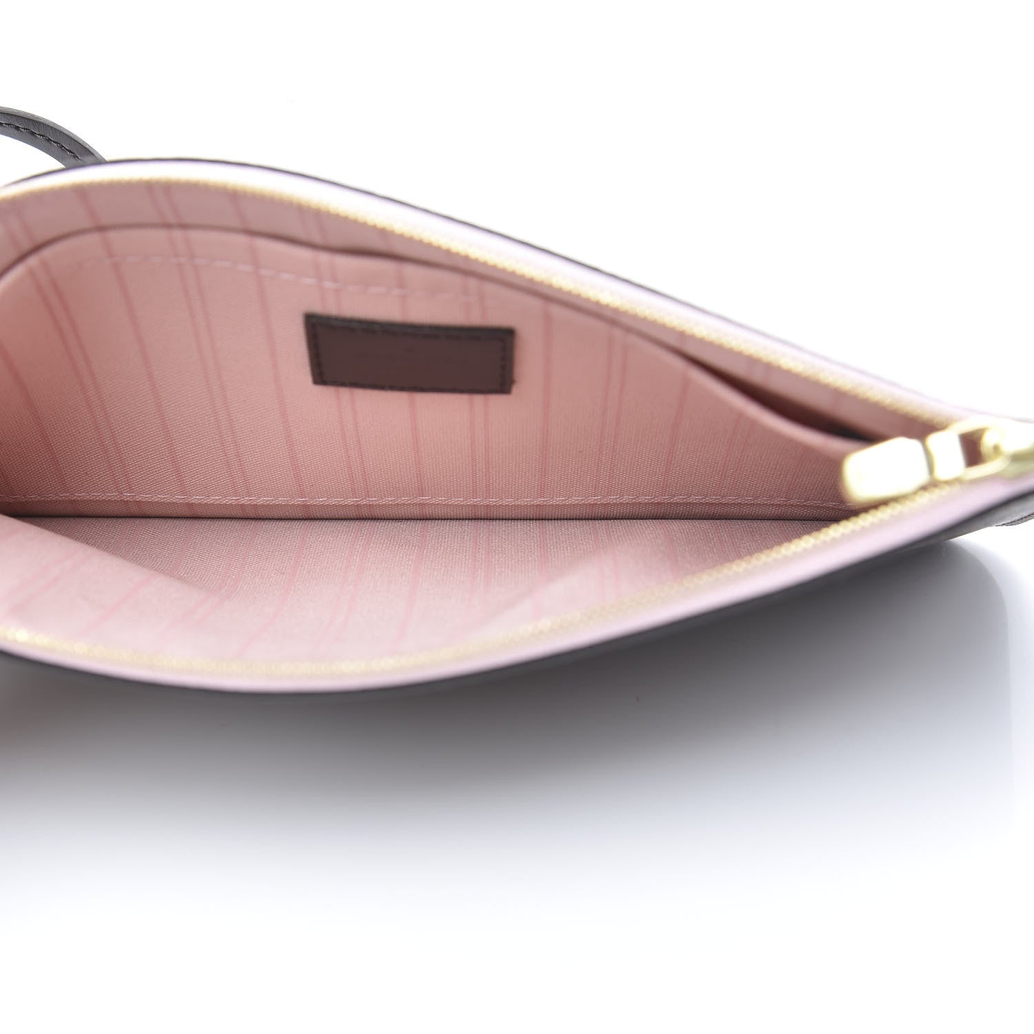 Louis Vuitton Damier Ebene Neverfull MM GM Pochette Rose Ballerine 5 of 9