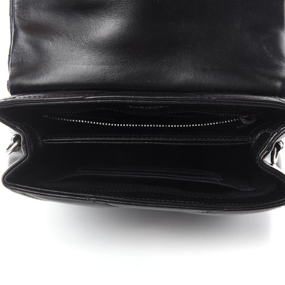 Saint Laurent Calfskin Y Quilted Monogram Toy Loulou Crossbody Bag Black 5 of 12