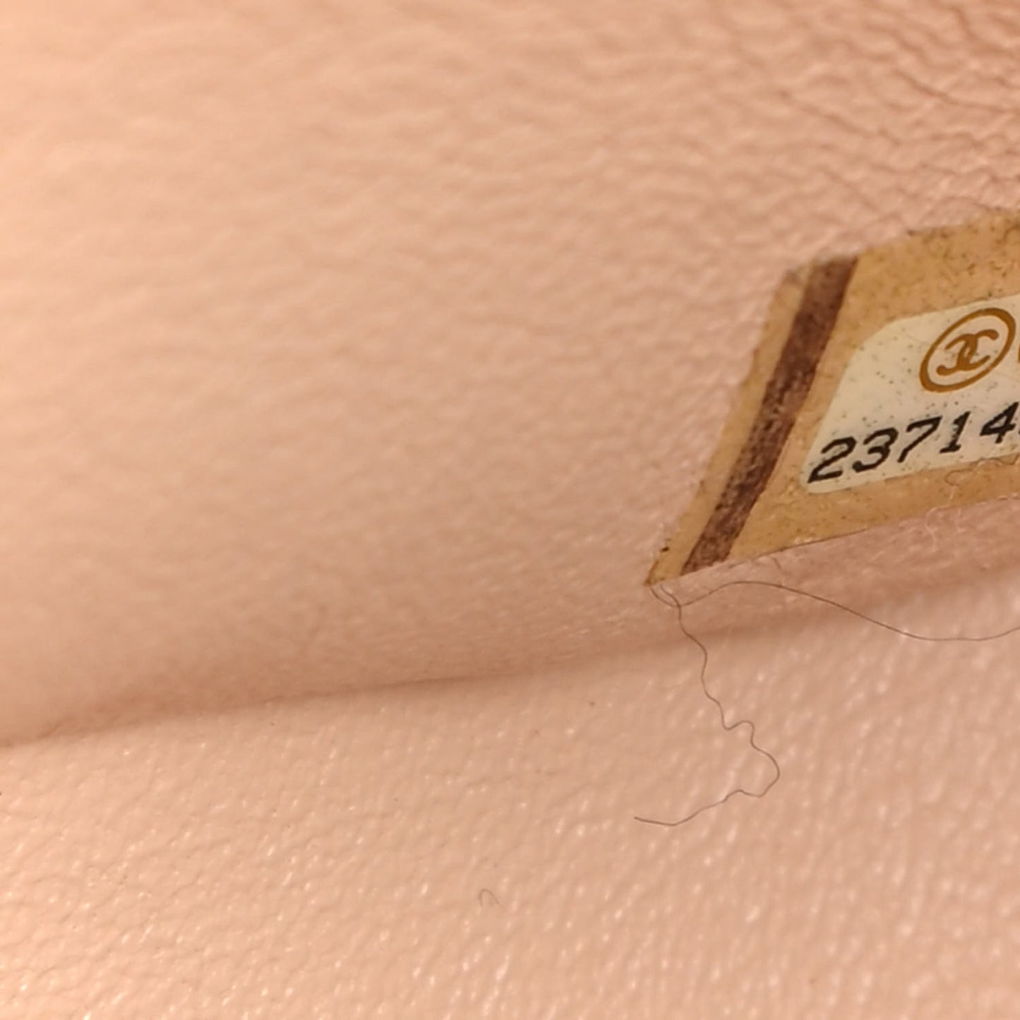 Caviar Quilted Jumbo Double Flap Light Beige