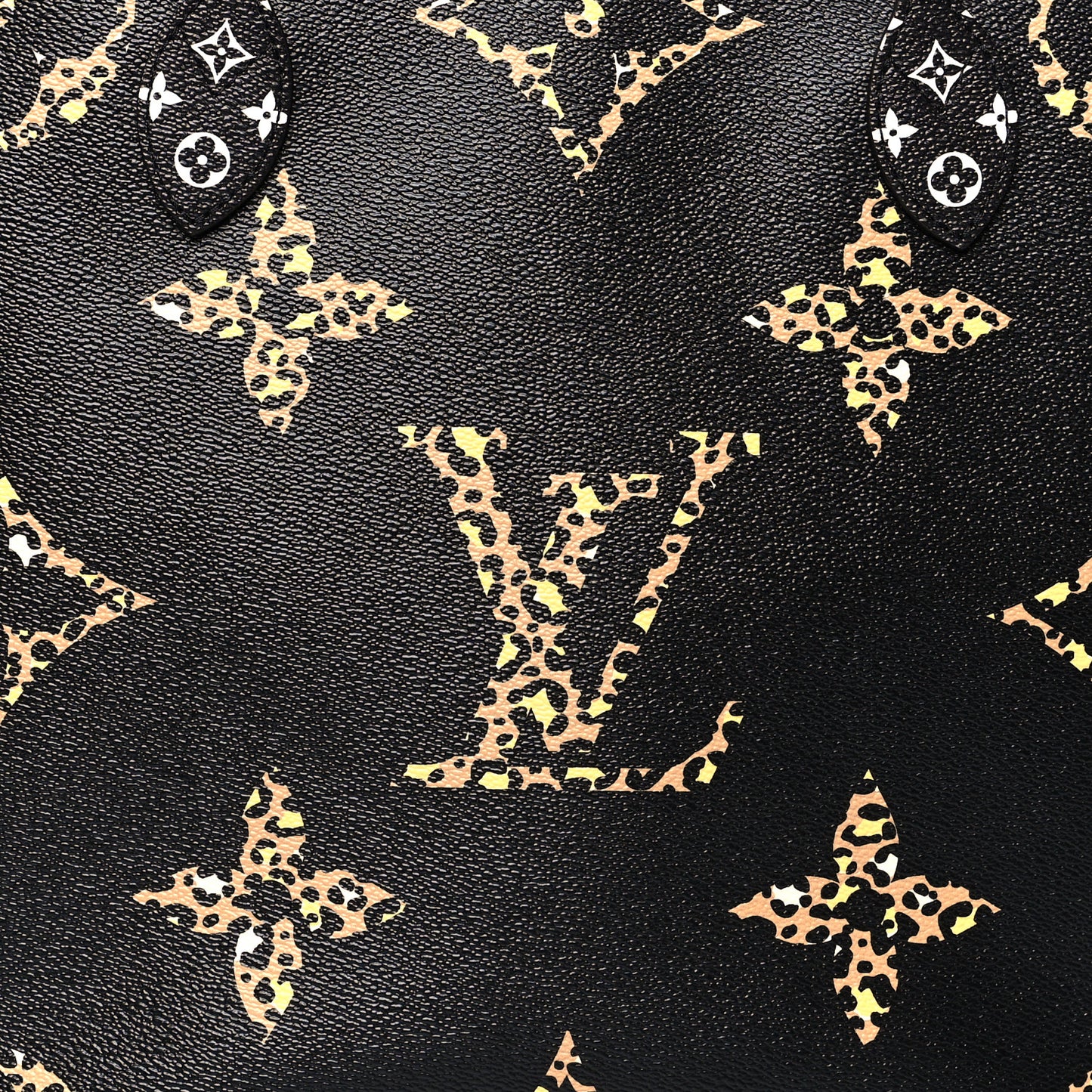 Monogram Giant Jungle Neverfull MM Black