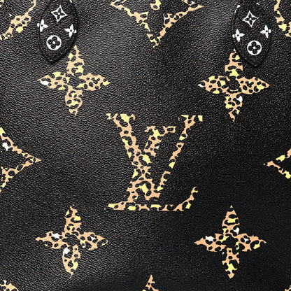 Louis Vuitton Monogram Giant Jungle Neverfull MM Black 10 of 12