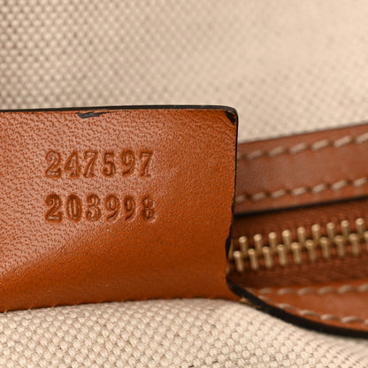 Gucci Monogram Medium Heritage Shoulder Bag Light Tobacco 7 of 10