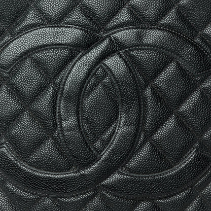 Chanel Caviar Quilted Medallion Tote Black 8 of 10