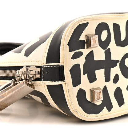 Louis Vuitton Graffiti Alma MM Black 9 of 14