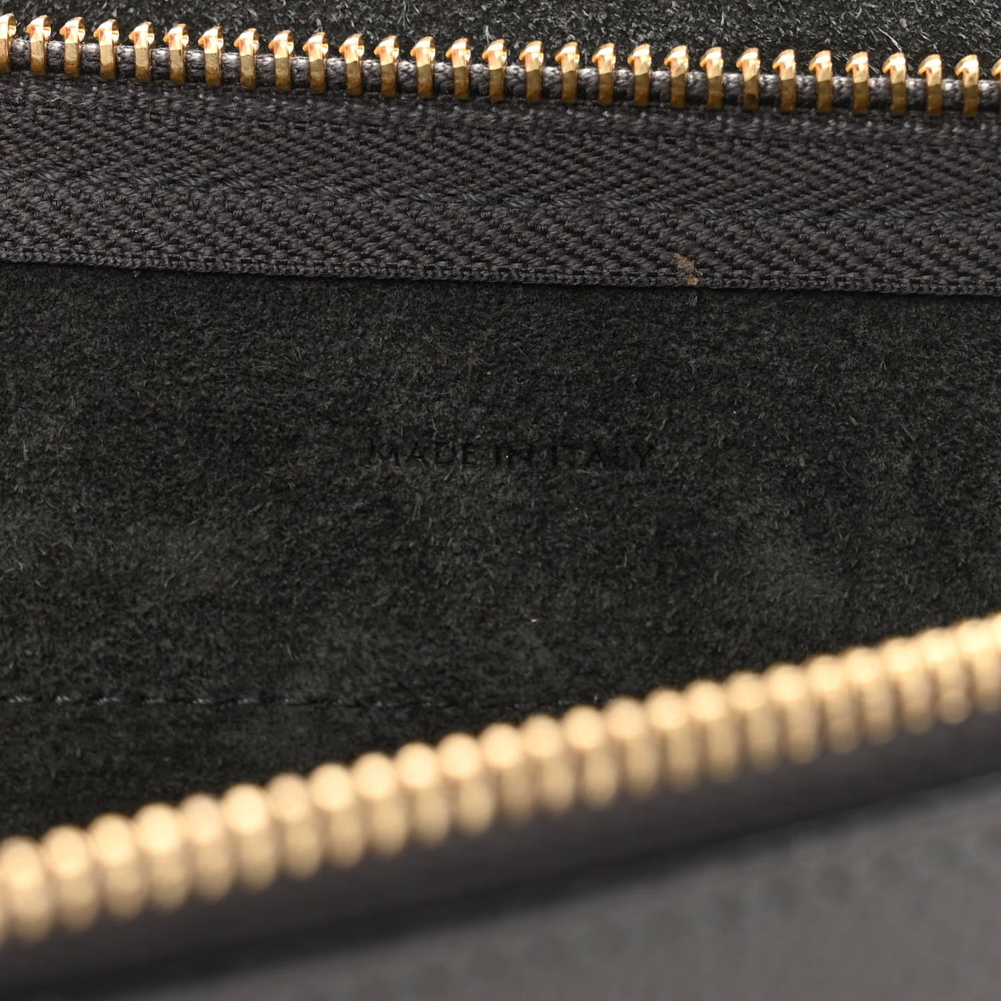 Grained Calfskin Nano Belt Bag Grey