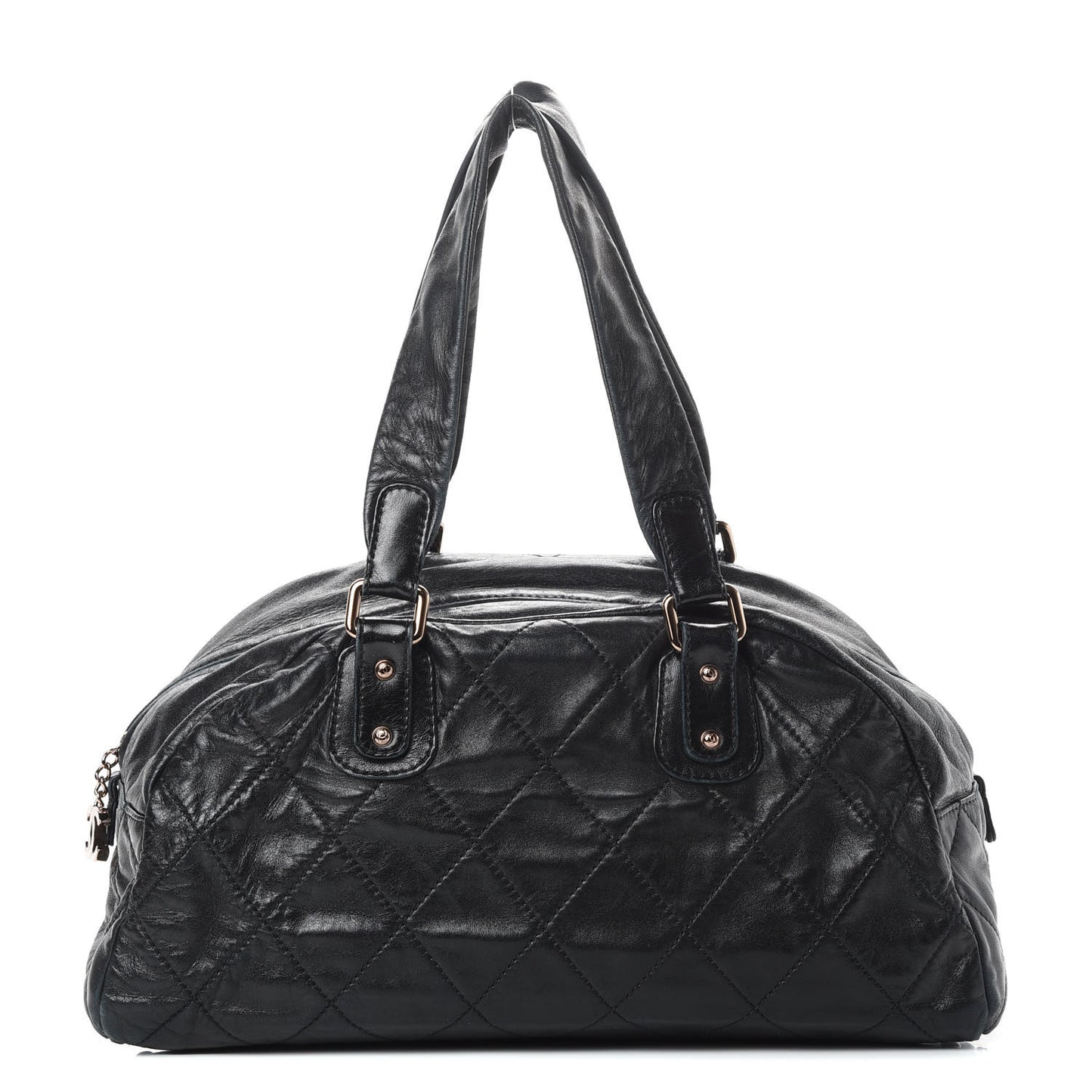 Lambskin Cloudy Bundle Bowler Black