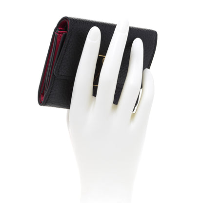 Louis Vuitton Taurillon Capucines XS Wallet Black 2 of 7