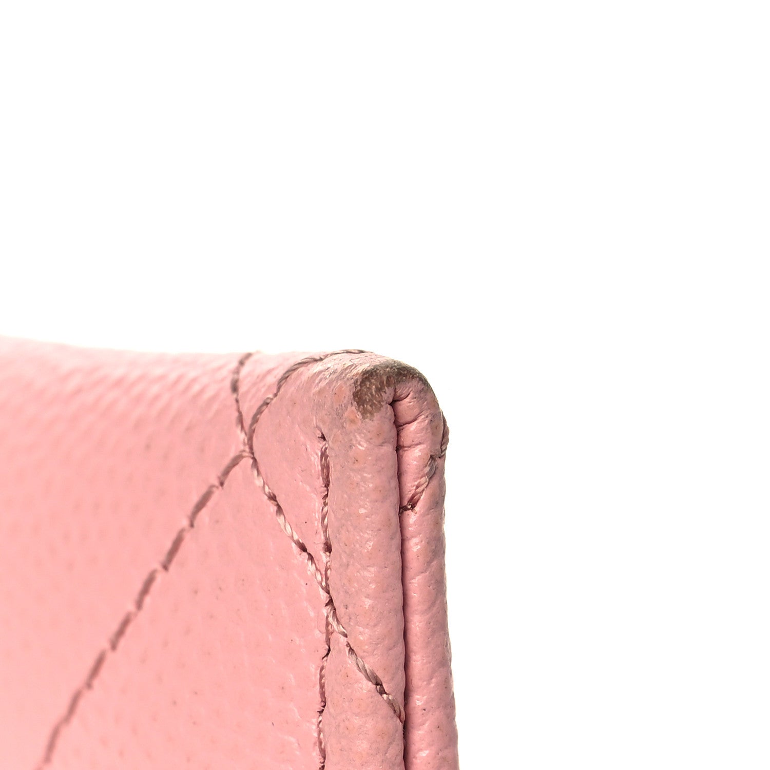 Chanel Caviar Quilted Card Holder Pink 11 of 14
