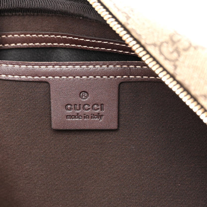 Gucci GG Plus Monogram Selleria Calfskin Medium Messenger Bag Beige Ebony Cocoa Dark Chocolate 6 of 10