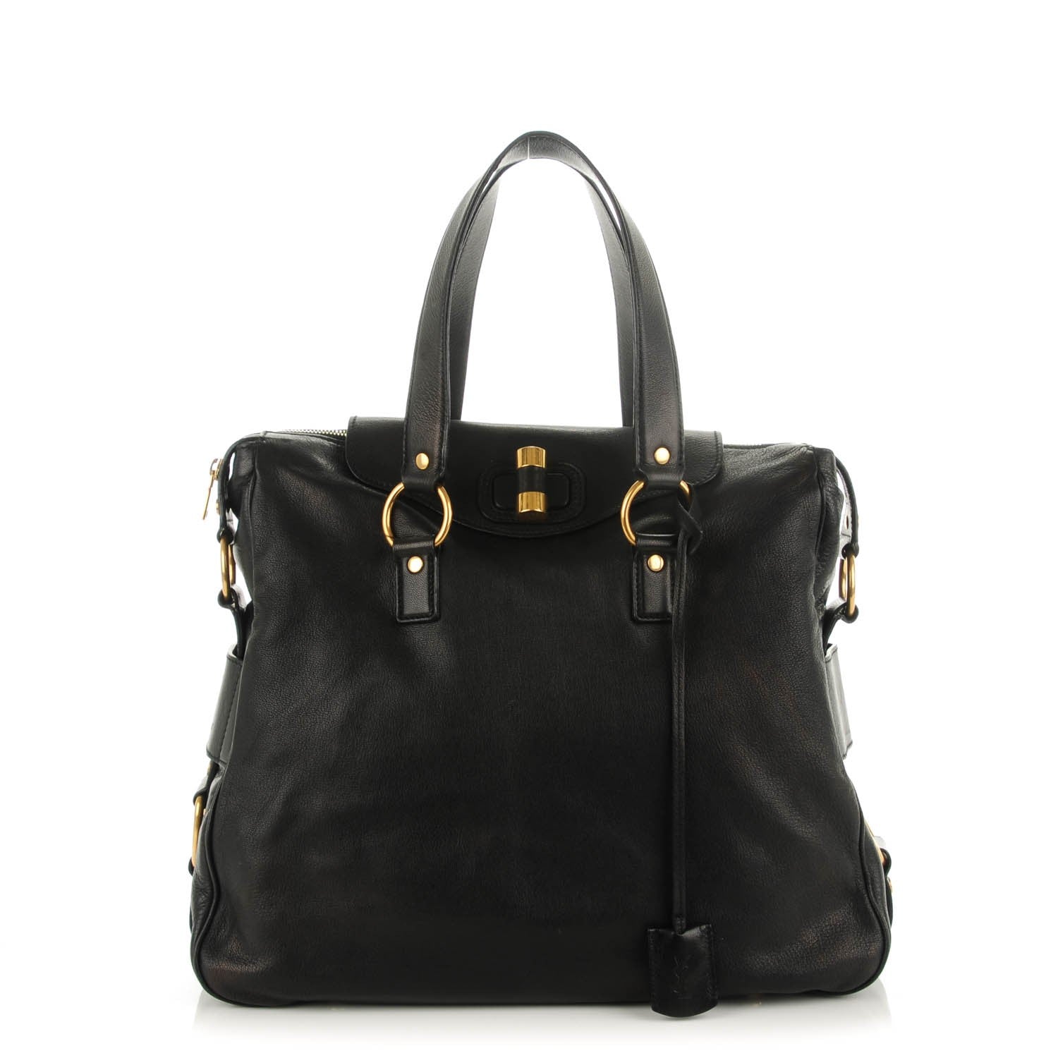 Saint Laurent Calfskin Muse Messenger Bag Black 1 of 8
