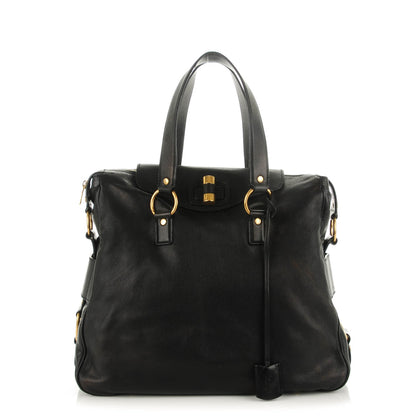 Saint Laurent Calfskin Muse Messenger Bag Black 1 of 8