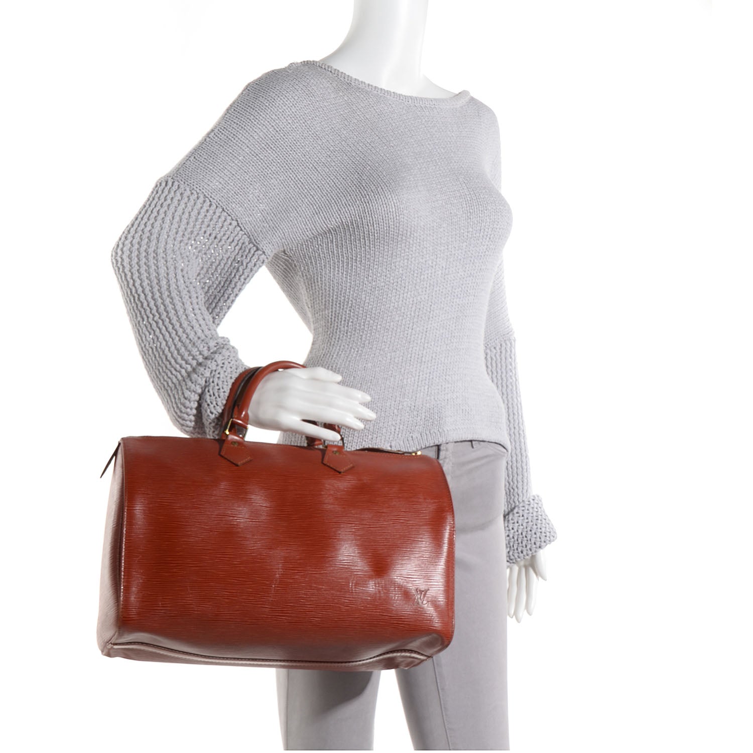 Louis Vuitton Epi Speedy 35 Kenyan Fawn 2 of 7