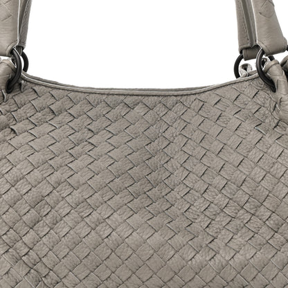 Bottega Veneta Nappa Intrecciato Parachute Bag Light Grey 8 of 10