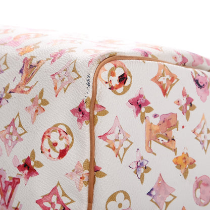 Louis Vuitton Watercolor Aquarelle Speedy 35 White 18 of 19