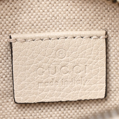 Gucci Grained Calfskin Small Logo Belt Bag White 6 of 13