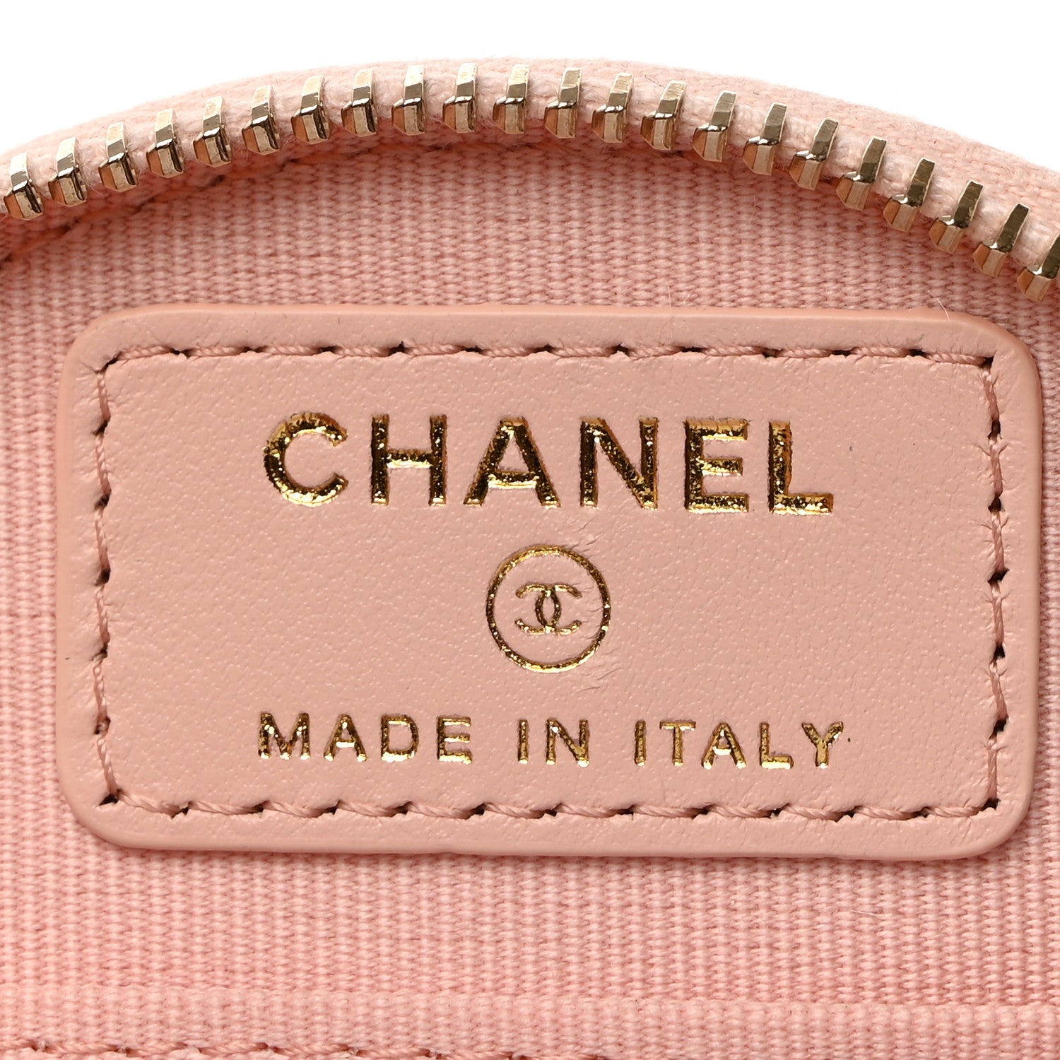 Chanel Caviar Quilted Zip Around Coin Purse Light Pink 6 of 8